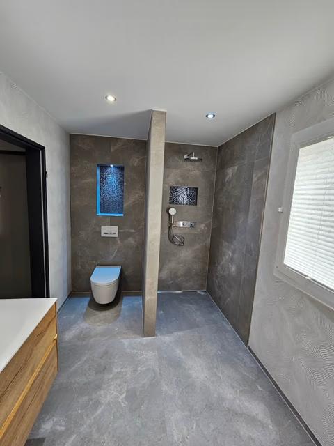 Badumbau in Witterswil: Dusche und WC